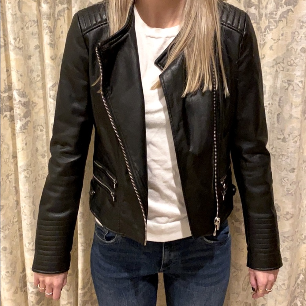 Vegan leather jacket